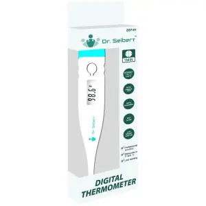 Dr. Seibert Digital Thermometer DST-01 FDA Registered Professional Accuracy Beep Alarm