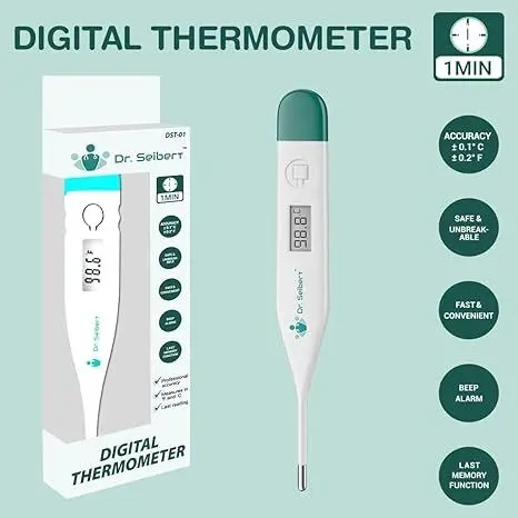Dr. Seibert Digital Thermometer For Both Kids And Adults