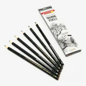 Drawing Pencil - Pack Of 6 for Pencil Sketch by Mitrata