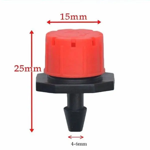 Drip irrigation Emitters, 10+10Pcs/set With 10 Meters 4/7mm Pipe Drip Irrigation Parts For Garden Watering System, Adjustable Nozzle Drip Irrigation Spray Nozzle, Used In Vegetable Gardens, Gardens, Orchards, etc - Image 4