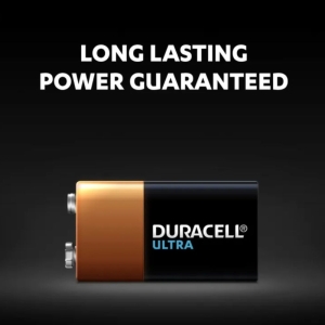 Duracell Ultra Alkaline 9V Battery (1 Piece)