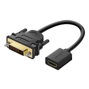 DVI male to HDMI female adapter cable