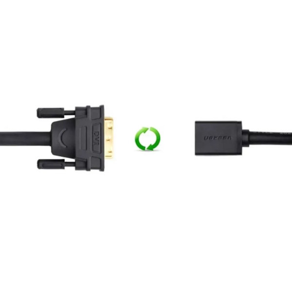 DVI male to HDMI female adapter cable - Image 3