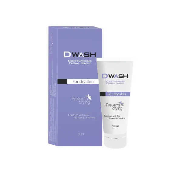 Dwash Moisturizer Face Wash 70 Ml Skin Care Product