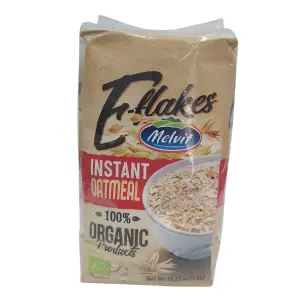 Melvit E-flakes Instant Oat Meal (1kg) (100% Organic)