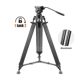 E-Image EK522 Video Tripod System - 75mm bowl size
