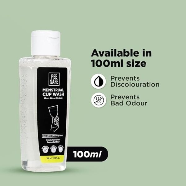 e Menstrual Cup Wash – Gentle Intimate Cleanser for Menstrual Cup Hygiene | 100ml - Image 5