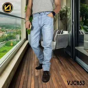 VIRJEANS (VJC853) Stretchable Choose Jeans Pant For Men-Light Blue