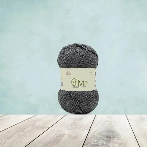 Olv010 Olivia Light Grey Knitting Yarn 100 Gram - Image 3