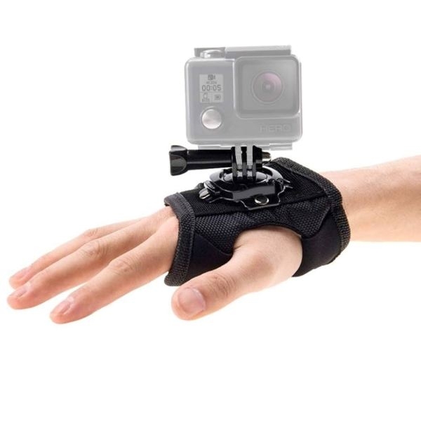 Action Pro 360-degree Rotation Wrist Strap Mount Compatible with GoPro Hero And Action Cameras - Image 2