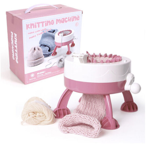 20 Needle Pink Hand Knitting Machine | Circular Knitting Machine - Image 2