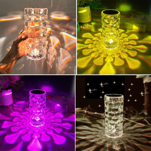 LED Water Drop Cordless Crystal Table Lamp