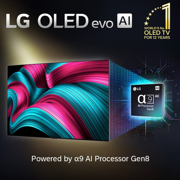 LG 55" 4K Smart OLED evo TV | OLED C5 Series | Dolby Vision | HDMI 2.1 | webOS 25 - Image 5