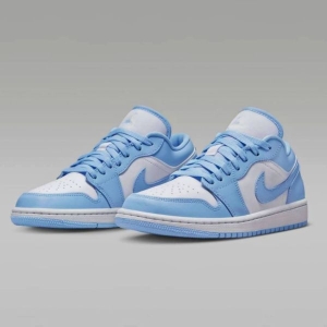 AR JRDAN 1 Low University Blue Premium Sneakers for Men