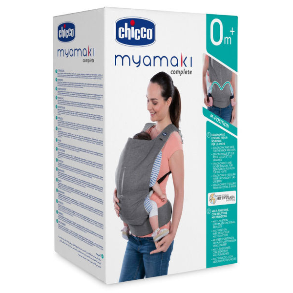 Chicco Myamaki Baby Carrier Comp Denim Cyclamen - Image 3
