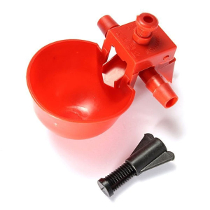 Red Cup Drinker For Chicken, Quail,Pigeon, Pheasant And Many More Birds