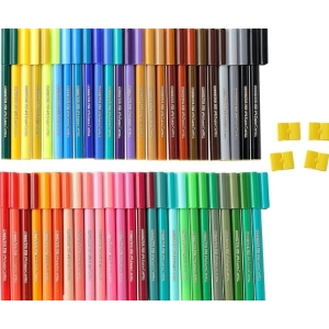 Faber-Castell Connector Pens – 50 Color Set | Washable & Creative Coloring Pens