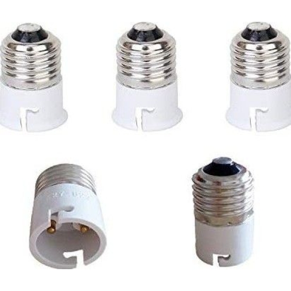 E27 to B22 Screw Base Socket Lamp Holder Light Bulb Converter Adapter-1 pcs - Image 2