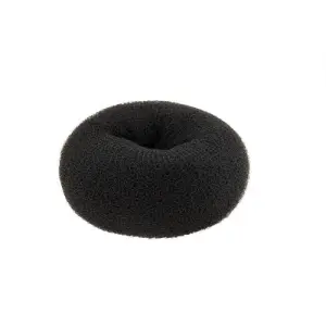 IKONIC ESSENTIALS HAIR DOUGHNUT XL BLACK BY GENUINE COLLECTION