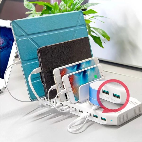 UNITEK USB Charging Station 10 Port QC 3.0 96W - Image 5