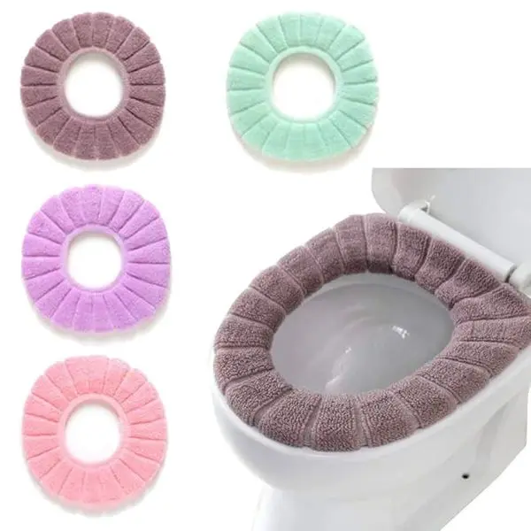 Washable Soft Warmer Toilet Seat Cover - Image 5