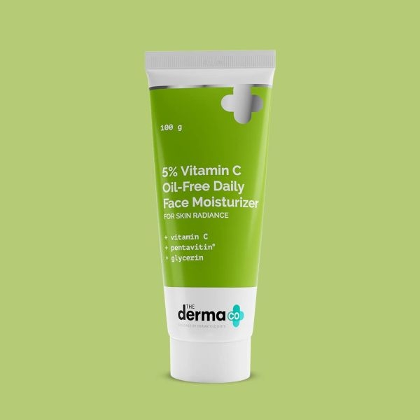 The Derma Co 5% Vitamin C Oil-Free Daily Face Moisturizer for Skin Radiance - 100g - Image 2
