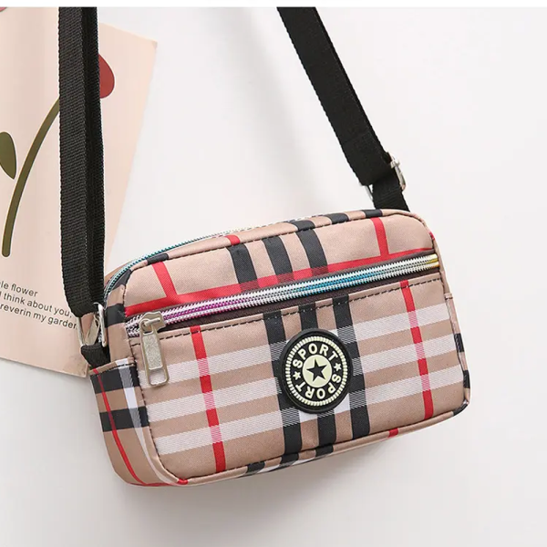 KOJA Mini Messenger Bag Waterproof Nylon Shoulder Strap Bag Graffiti Crossbody Bag - Image 5