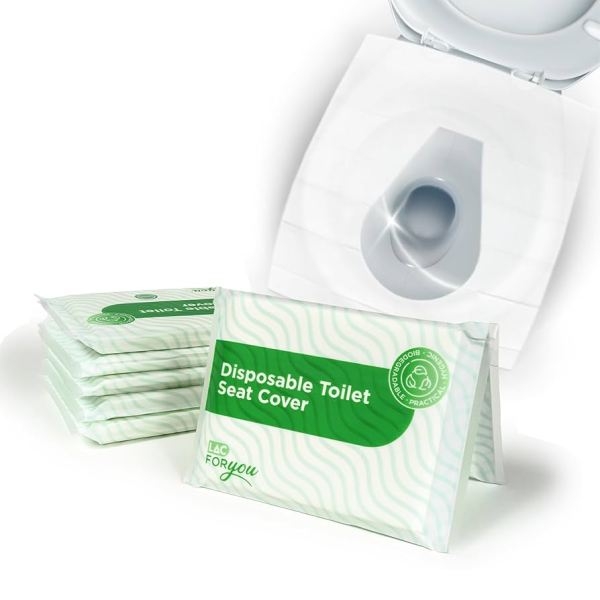 10pcs New Paper Disposable Toilet Mat Water-soluble Portable Toilet Seat Cover Eco-Friendly Camping Bathroom Accessiories Closestool Mat - Image 3