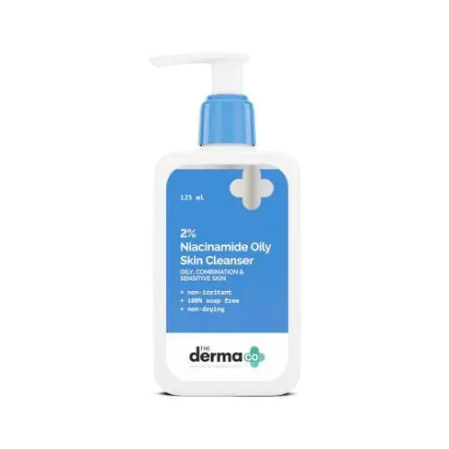 The Derma Co 2% Niacinamide Oily Skin Cleanser For Sensitive, Oily & Combination Skin-125ml