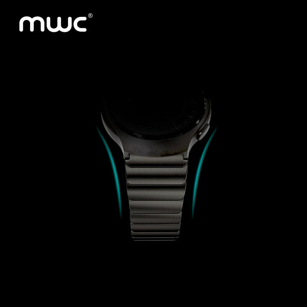 MWC Porsche Design 304 Stainless Steel Strap | 100% Ultra-Premium Quality | Luxury 22mm Strap | Colourfastness - Black - Image 5
