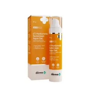 The Derma Co 1% Hyaluronic Sunscreen Aqua Gel 50gm