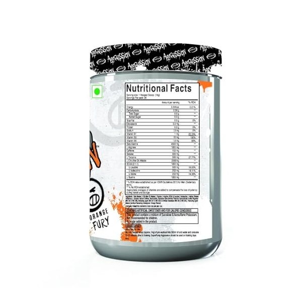Gaspari Nutrition Super Pump Aggression Pre-workout , 360 g (30servings) - Image 2