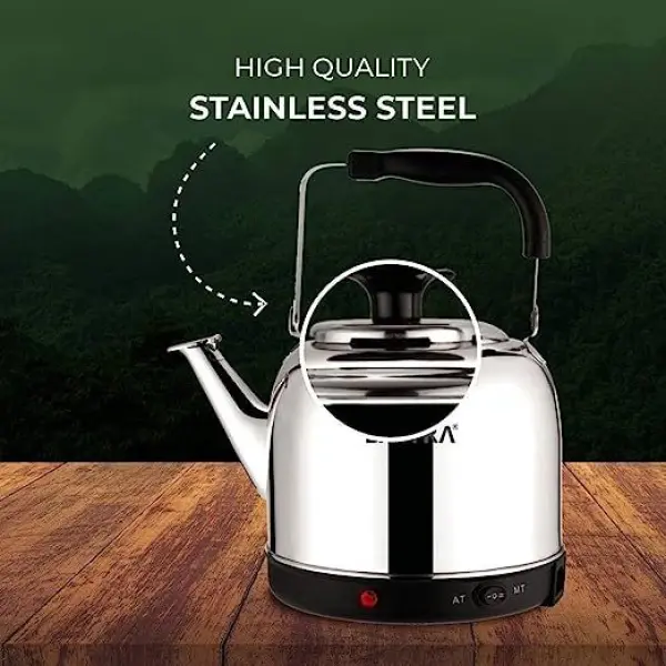 BALTRA Electric Whistling Kettle | Solid Plus | 4.5 Litres | Boil dry protection | Fast water boiling | Auto cut off function | High grade SS material | 1500 W | 12 Months Warranty - Image 3