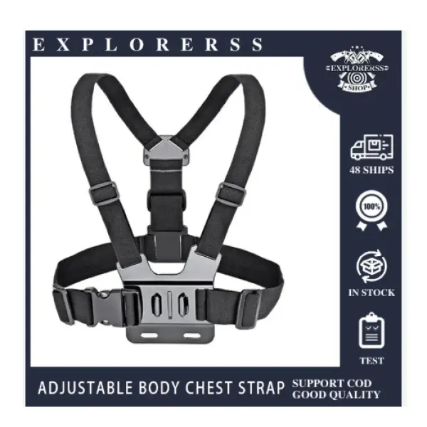 Chest Harness Strap Mount Holder For Any Smart Phone - Adjustable clip width: Min. 6cm to Max. 8.5cm - Image 2