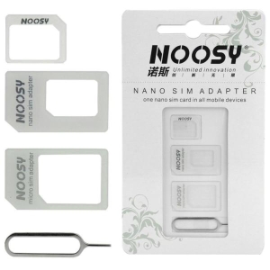 4 In 1 Sim Card Converter Adapter Kit Nano To Micro/Standard For Iphone 5 4S 4G With Sim Tray Opener