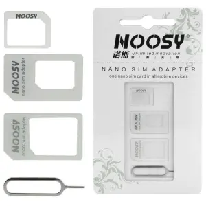 4 In 1 Sim Card Converter Adapter Kit Nano To Micro/Standard For Iphone 5 4S 4G With Sim Tray Opener