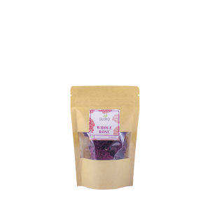 Whole Rose Tea For Improved Digestion, Stress Reduction, Menstrual Relief, Skin Health, Immune Support, Caffine-free Alternative, Anti-inflammatory Properties, Weight Management, And Respiratory Health - 10GMS Small Kraft Pack - Suiro Teas