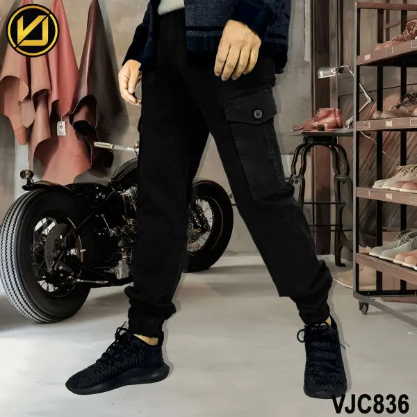 VIRJEANS (VJC836) Cargo Box Joggers 6 Pocket Pant For Men-All Colors - Image 2