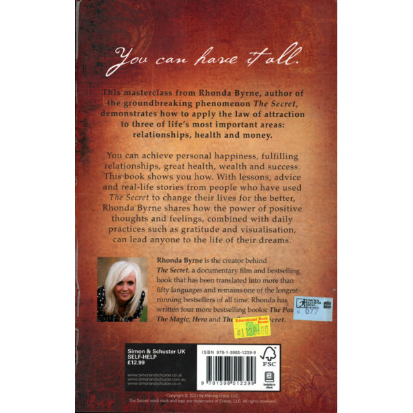 The Secret to Love, Health, And Money A Masterclass - Self-Help - Rhonda Byrne - Image 2