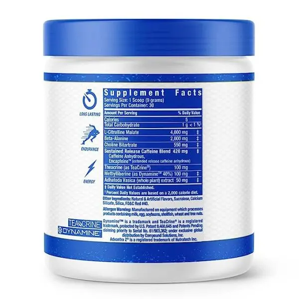 Rc Ronnie Coleman Signature Series Yeah Buddy Preworkout 30 serving 270 g (Strawberryz Kiwi) - Image 2