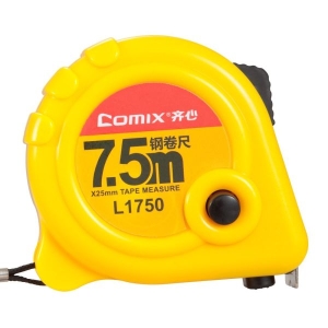 Comix Measuring Tape,Tape Measure Easy Read,7.5 Meters Long, Model No. L1750 By Mitrata
