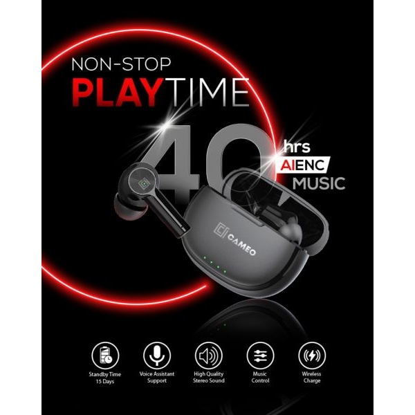 CAMEO FIRE 100 MAX HD Stereo Wireless Earbuds - Image 6