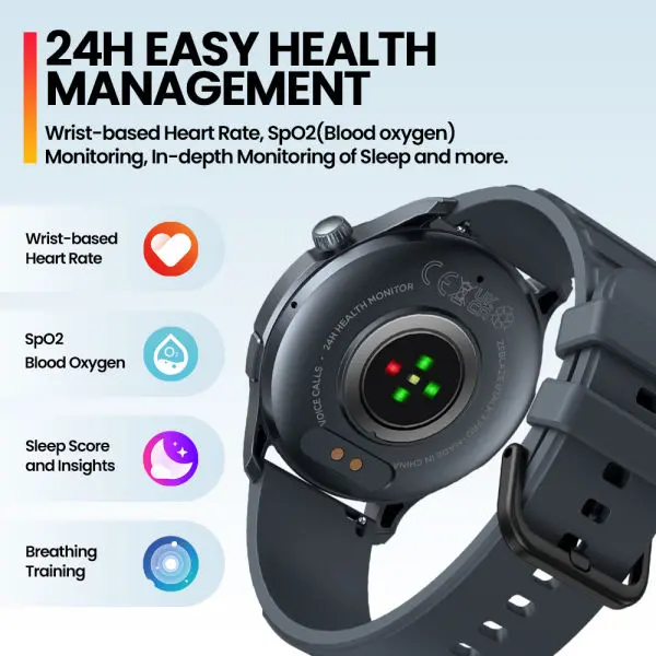 NEW Zeblaze Btalk 3 Pro Smart Watch | 1.43" ULTRA HD AMOLED Display | IP 68 | Hi-Fi Bluetooth Phone Calls Health and Fitness Tracking | 1 Year Warranty | - Image 3