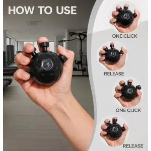 Eagle Claw Gripper Hand Strengthener Ball – Adjustable Wrist & Finger Forearm Exerciser