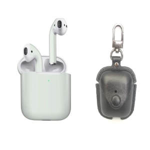 Earbuds 1/2 Generation With One Leather  Full Protection Case Free Color May Vary