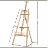 Easel Wooden Painting Stand For Display (Lyre)-120CM