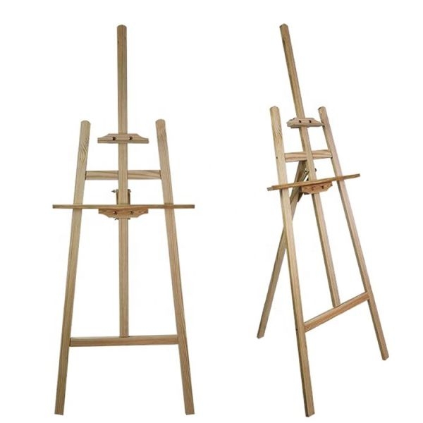 Easel Wooden Painting Stand For Display (Lyre)-145CM - Image 2
