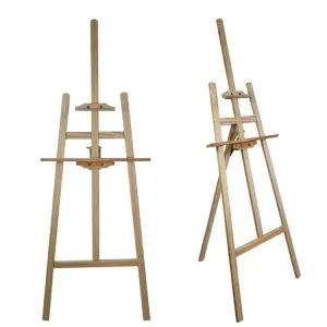 Easel Wooden Painting Stand For Display (Lyre)-145CM