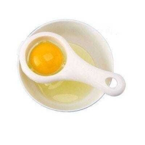 Easy-Use Kitchen Egg Separator Tool for Baking and Cooking - Durable Plastic Egg Divider with Handle