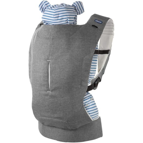 Chicco Myamaki Baby Carrier Comp Grey Aquarelle - Image 3